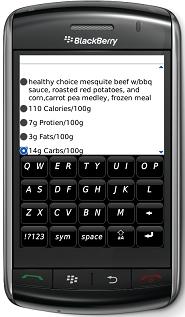 Calorie Counter software